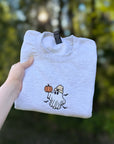 Brodeerattu college beanie ghost