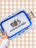 Brodeerattu college falalala latte