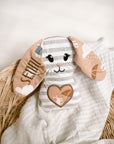 Brodeerattu keepsake pupu