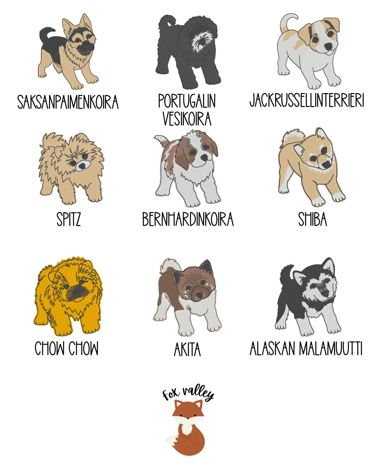 Brodeerattu puuvillapyyhe - lemmikin kuvalla