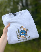 Brodeerattu college happy camper goose